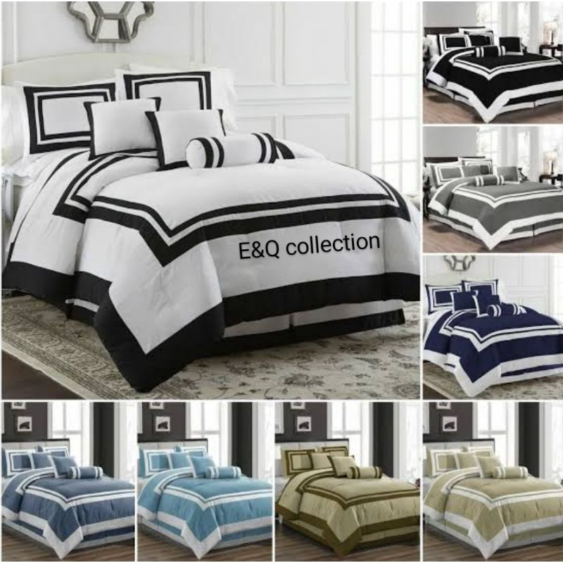 Bedcover set sprey/100%full cotton lokal/villa/hotel/apartemen.