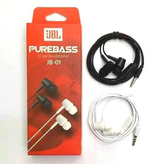 Earphone JBL JB-01 - Headset JBL JB-01 PureBass Universal Headset