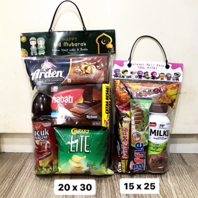 

10 Pcs Tas Snack Lebaran Idul Fitri / Label Snack Idul Fitri