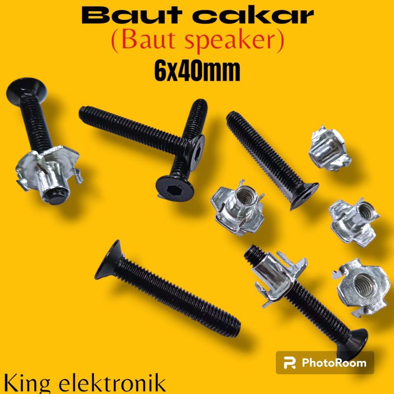 BAUT SPEAKER CAKAR 6 x 40MM