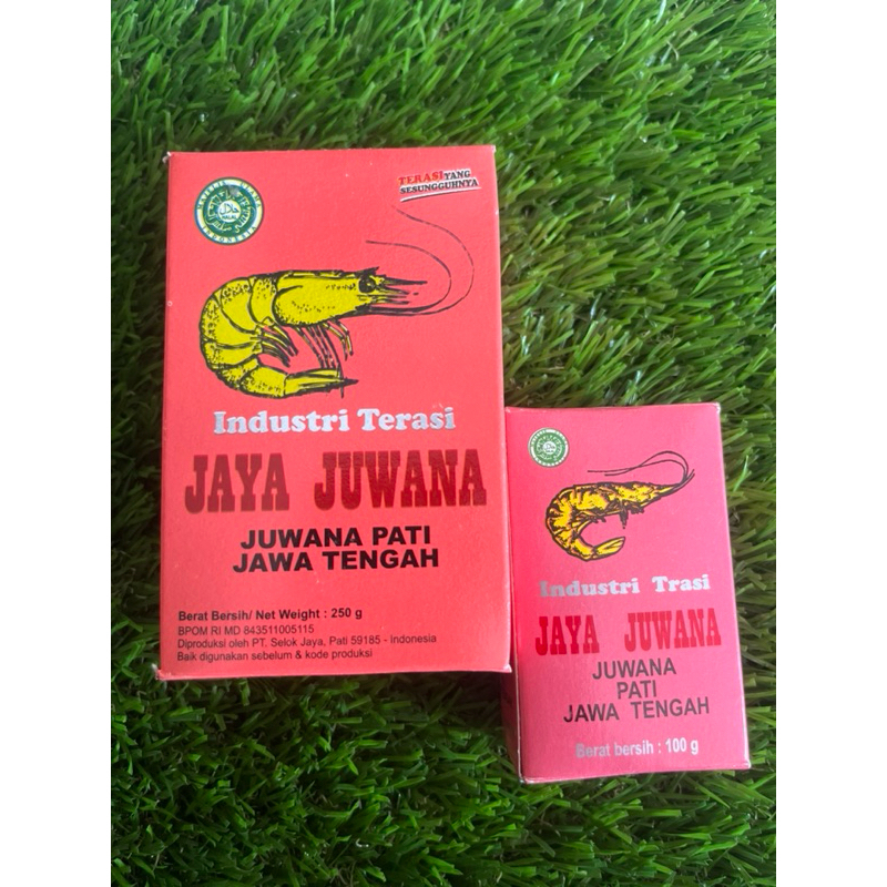 

Terasi udang asli juwana produksi selok jaya kemasan 100gr dan 250gr