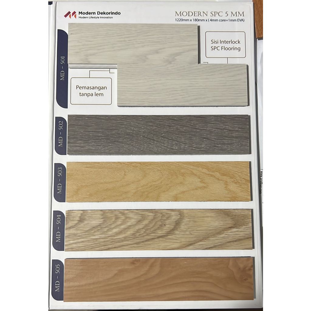 VINYL KLIK SPC MODERN | Lantai Vinyl SPC 5mm | Vinyl SPC Flooring