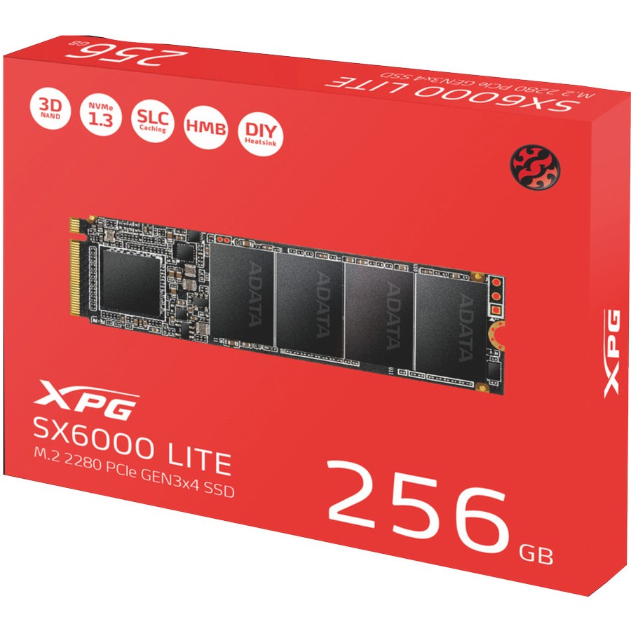 SSD ADATA XPG SX6000 LITE 256GB SX6000LITE 256 GB NVME M.2 - TANPA BAUT