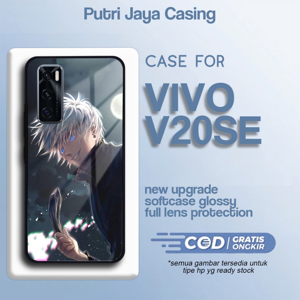 Casing Vivo V20 SE Terbaru Jujutsu Case V20 SE Hardcase Softcase Glossy Kesing Terlaris PutriCasing