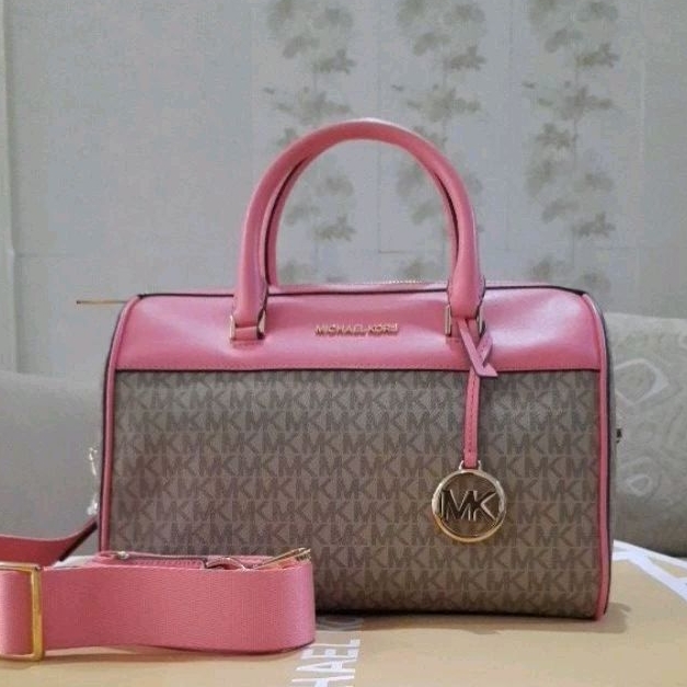 Tas MK MK  Duffle Md LOGO Tearose Multi
