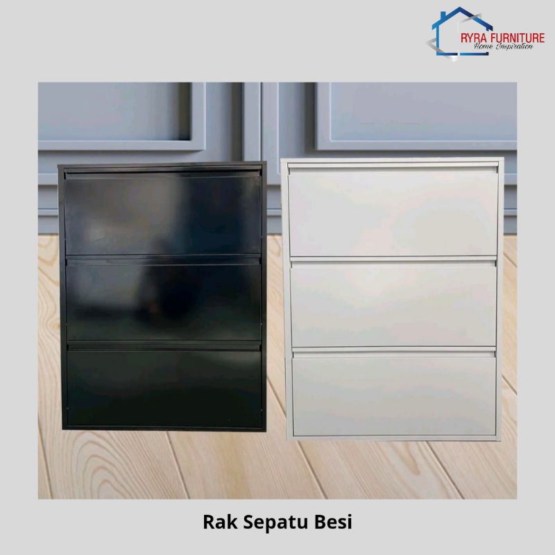 AVERY - LEMARI SEPATU BESI / RAK SEPATU BESI