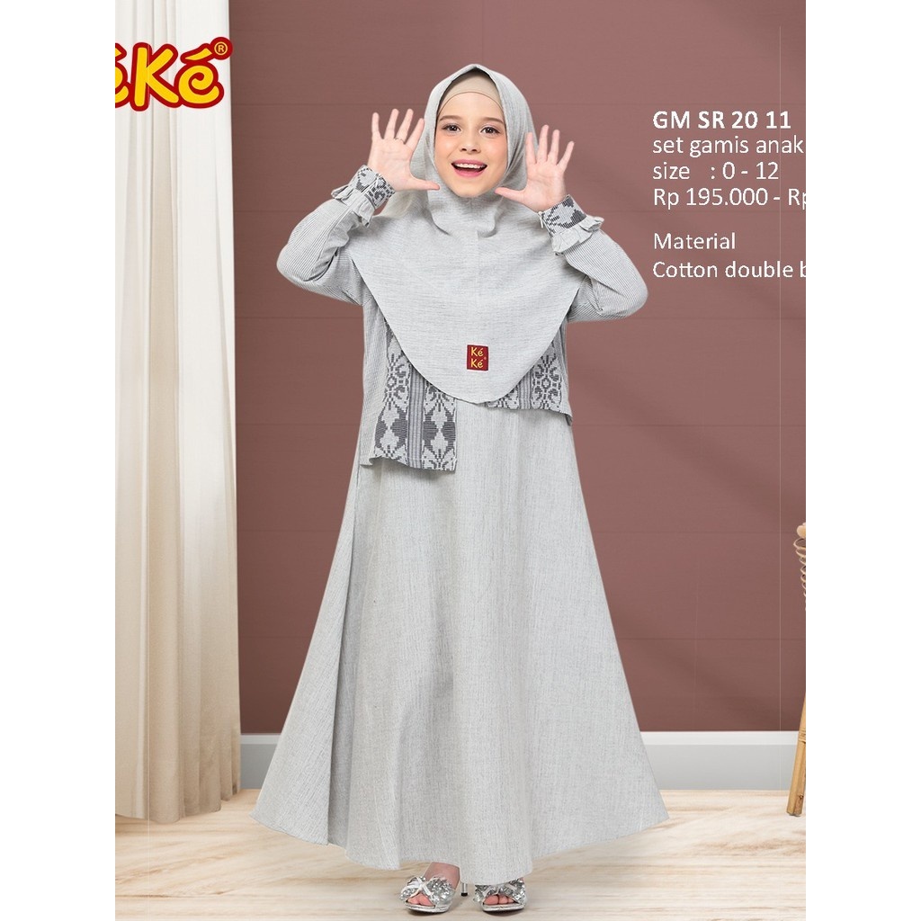Preloved Gamis Anak Merk KEKE