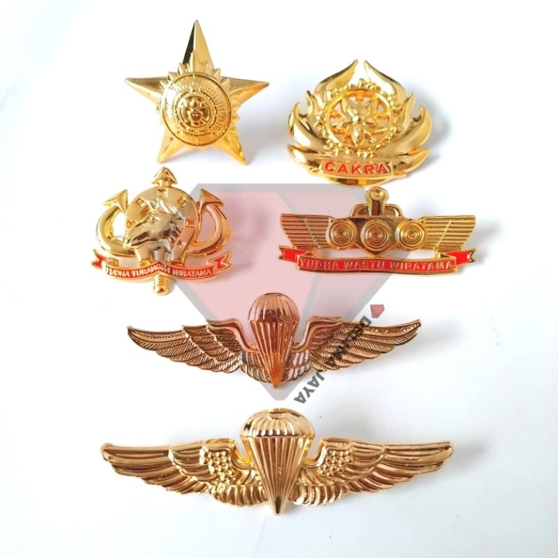 Brevet Wing PDH Para / SeskoAD / Sesko AD / Cakra / Kuda / Tank PREMIUM LUXURY