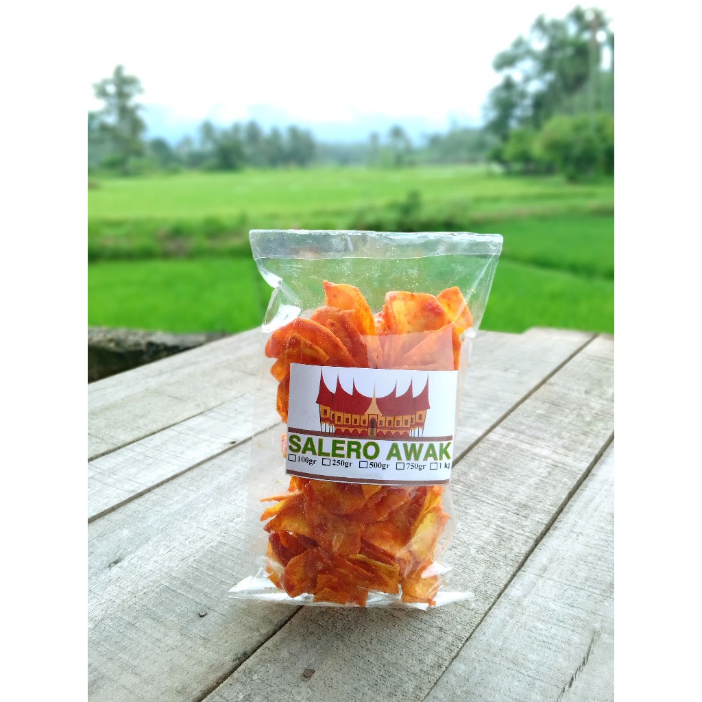 

Salero Awak Keripik Balado 250gr Pedas Alami Asli Ranah Minang Tanpa Pengawet