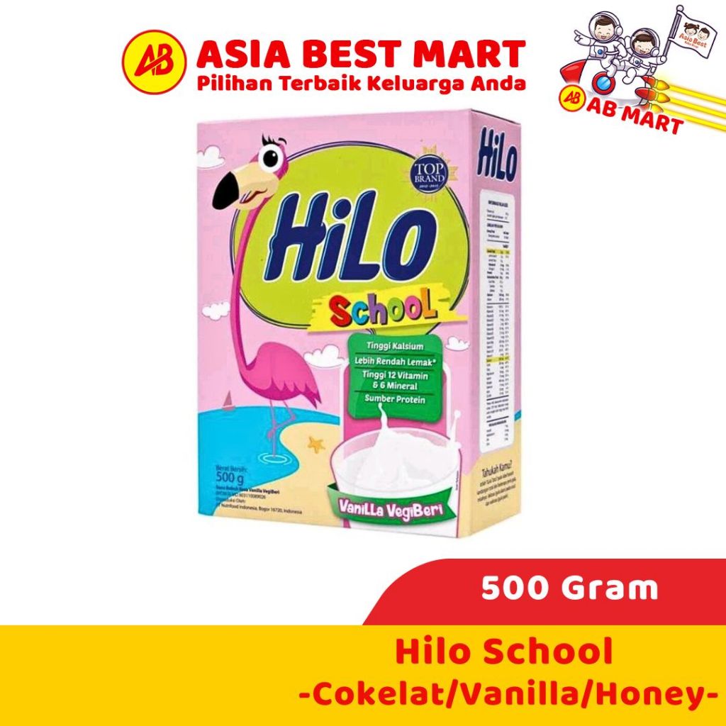 

Hilo School Vanilla Vegiberi Honey Coklat 500 Gr Susu Tinggi Kalsium Rendah Lemak