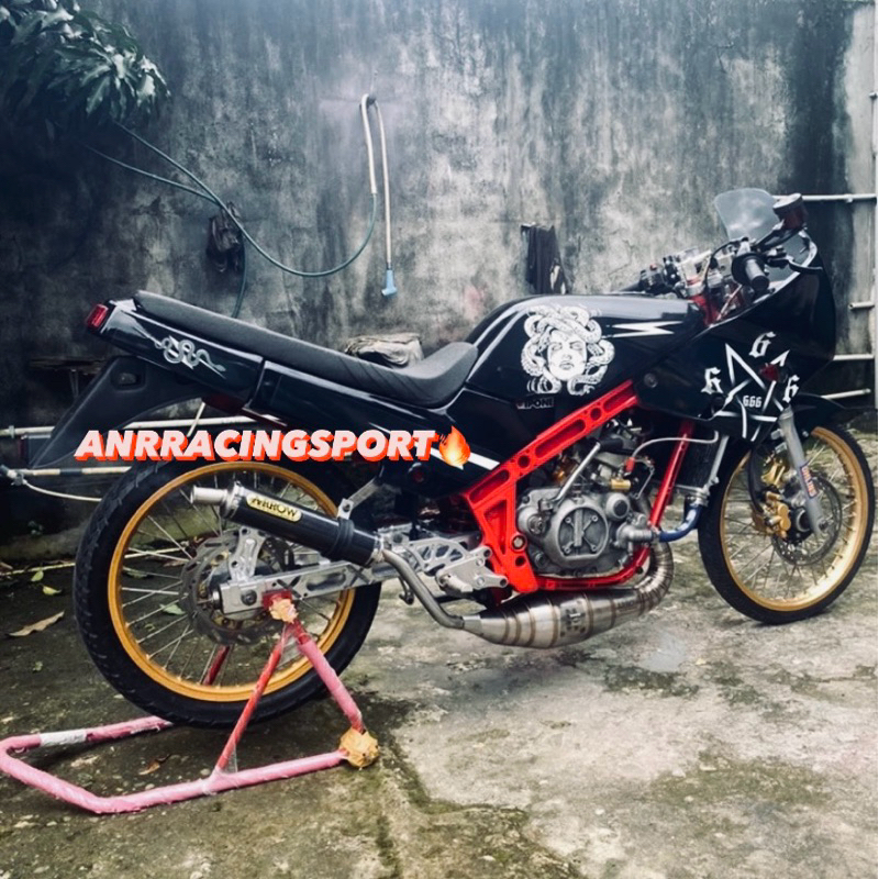 BESTPROMO Silincer Knalpot Arrow Carbon Ninja R RR 2tak