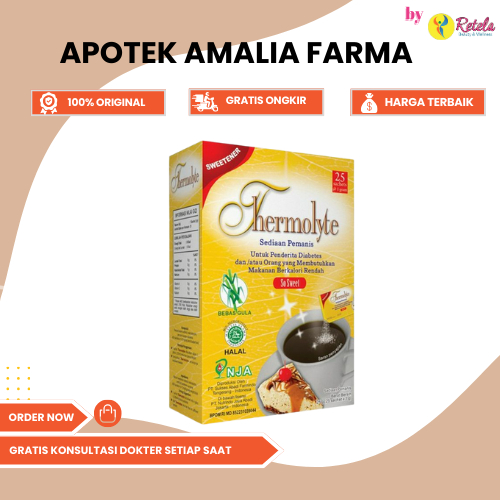 

THERMOLYTE DIET SUGAR 25 SACHET 1GR