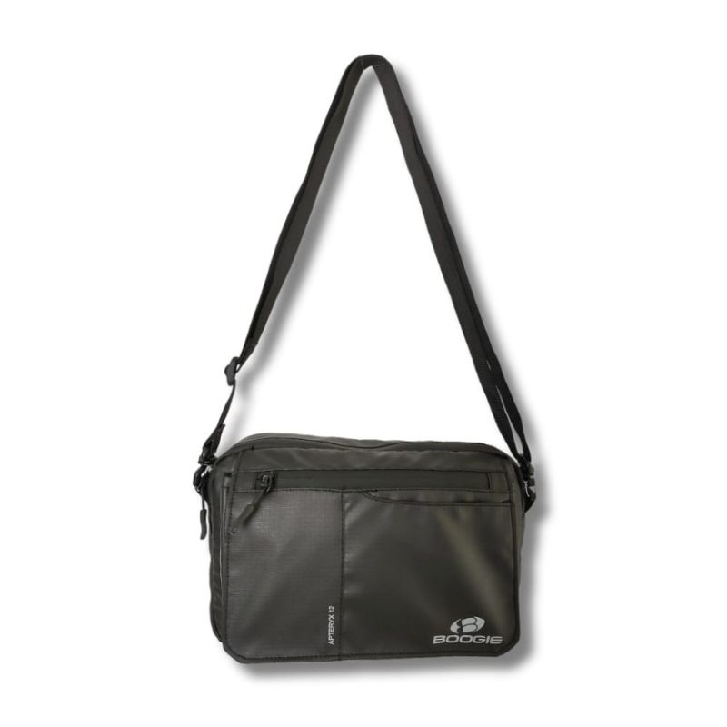 Tas Selempang Boogie Apteryx-12 Hitam Navy Pria Wadah Hp Dompet Acsesories Sleting Waterproof