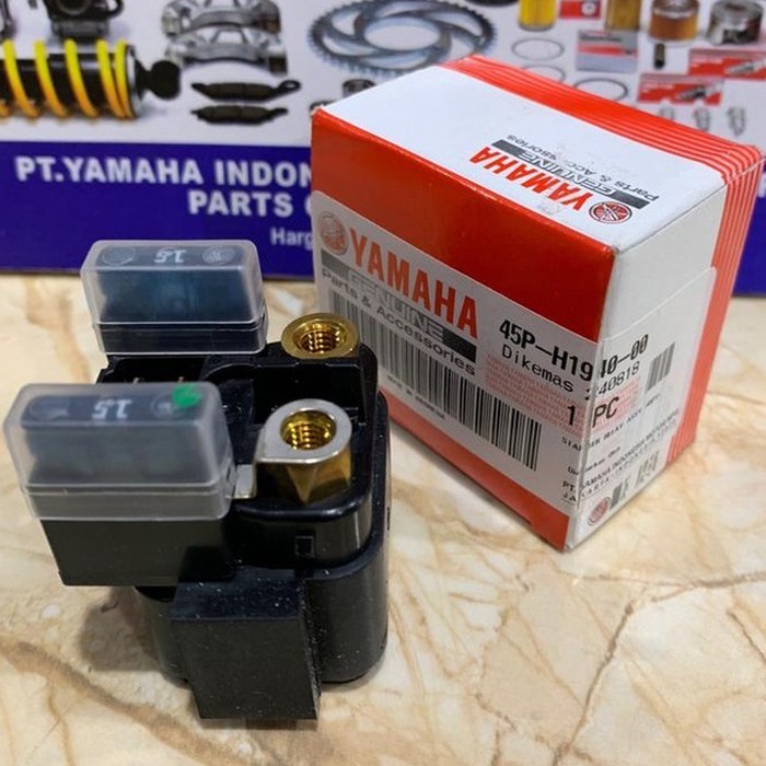 STARTER RELAY ASSY BENDIK SWITCH STATER RELAY YAMAHA BYSON BISON KARBU ORI YGP ASLI / 45P-H1940-00