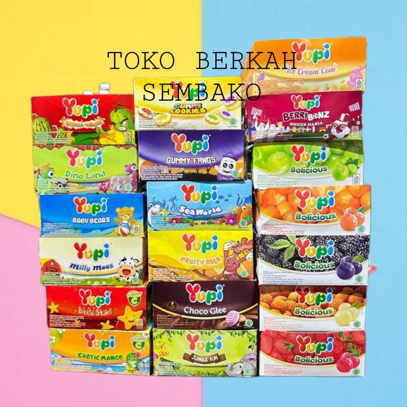 

(BOX) Permen YUPI Jelly All Varian Aneka Rasa