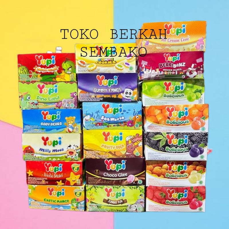 

(BOX) Permen YUPI Jelly All Varian Aneka Rasa