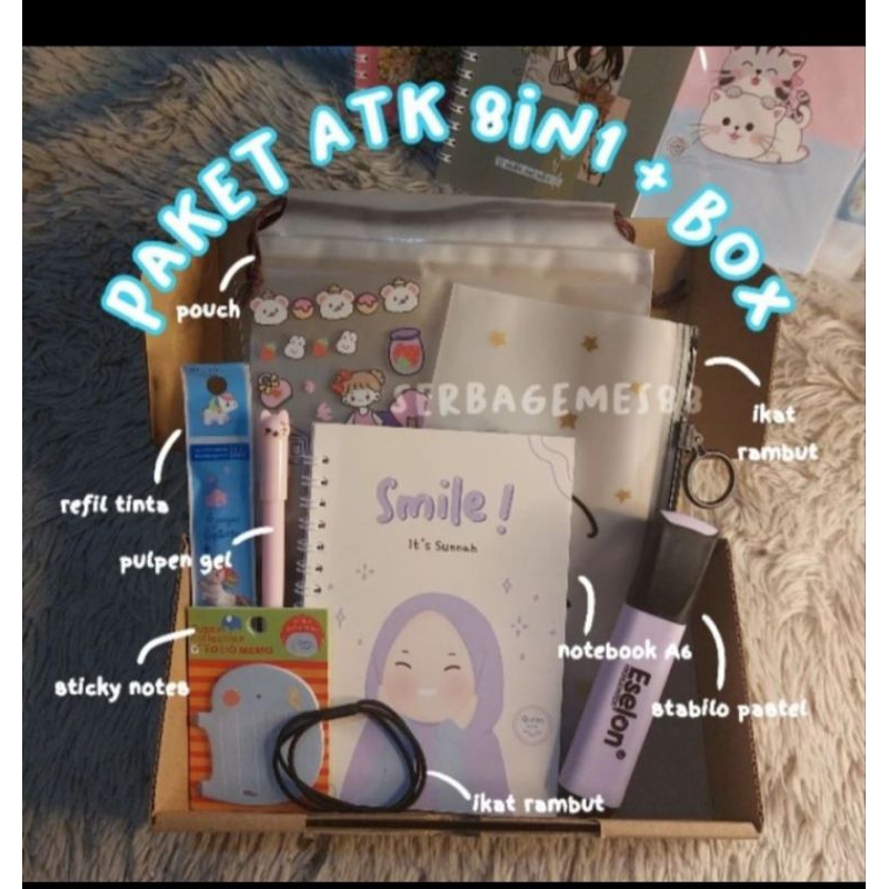 

Paket alat tulis 8IN Alat Set
