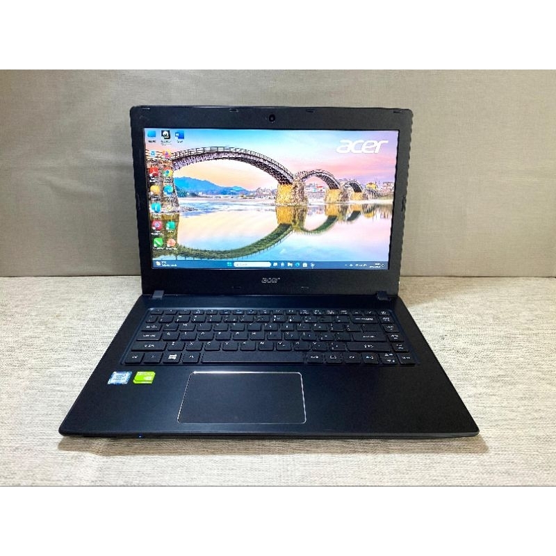 LAPTOP ACER TRAVELMATE P249 INTEL CORE I7 GEN6 VGA NVIDIA GEFORCE 940MX 2GB RAM 8GB SSD 256GB WINDOW