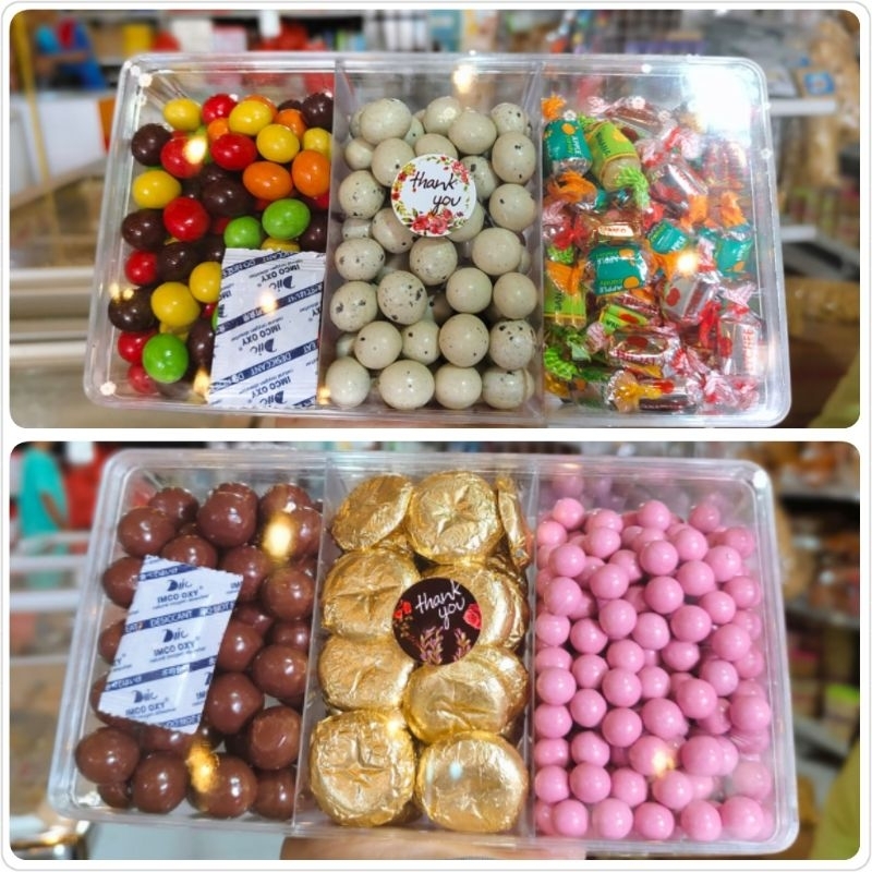 

Paket Coklat L'agie Mix Toples 3 Sekat aneka rasa