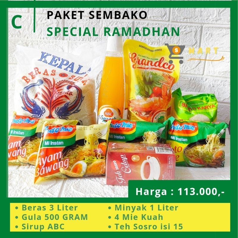 

Paket Sembako Ramadhan C / Paket Sembako Murah / Sirup ABC