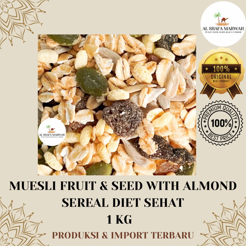 

Bny31 Muesli Fruit & Seed With Almond 1 Kg Sereal Diet Sehat Muesli Safiya Muesli 1 Kg Muesli Berry