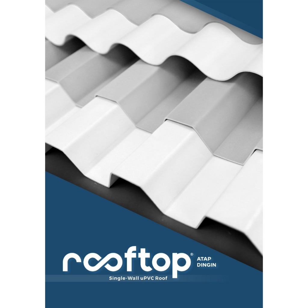 ATAP DINGIN uPVC ROOFTOP® GR (SINGLE LAYER)