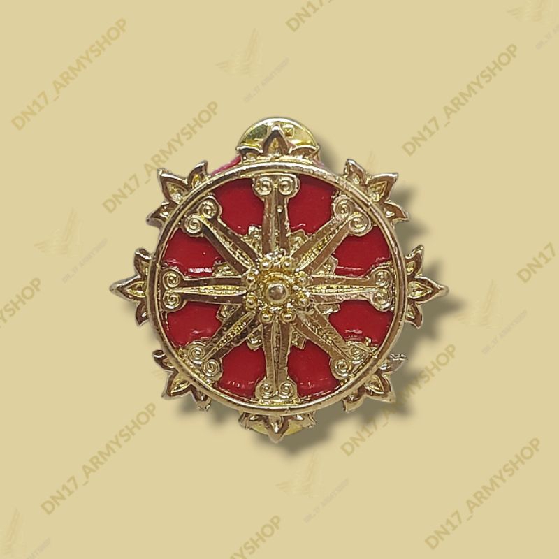 Pin / Emblem Intelkam Cakra dan Kresna Paku