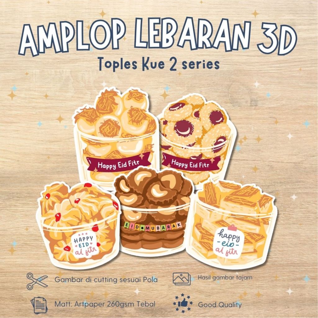

Amplop Lebaran 3d Toples Kue 2 Lucu unik kekinian