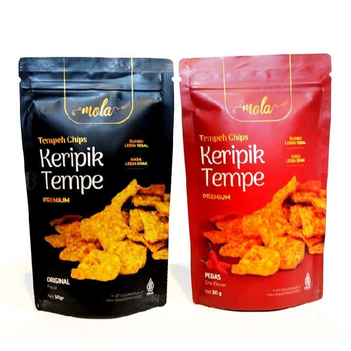 

Keripik Tempe Premium Mola Oleh oleh Khas Bali 50gr