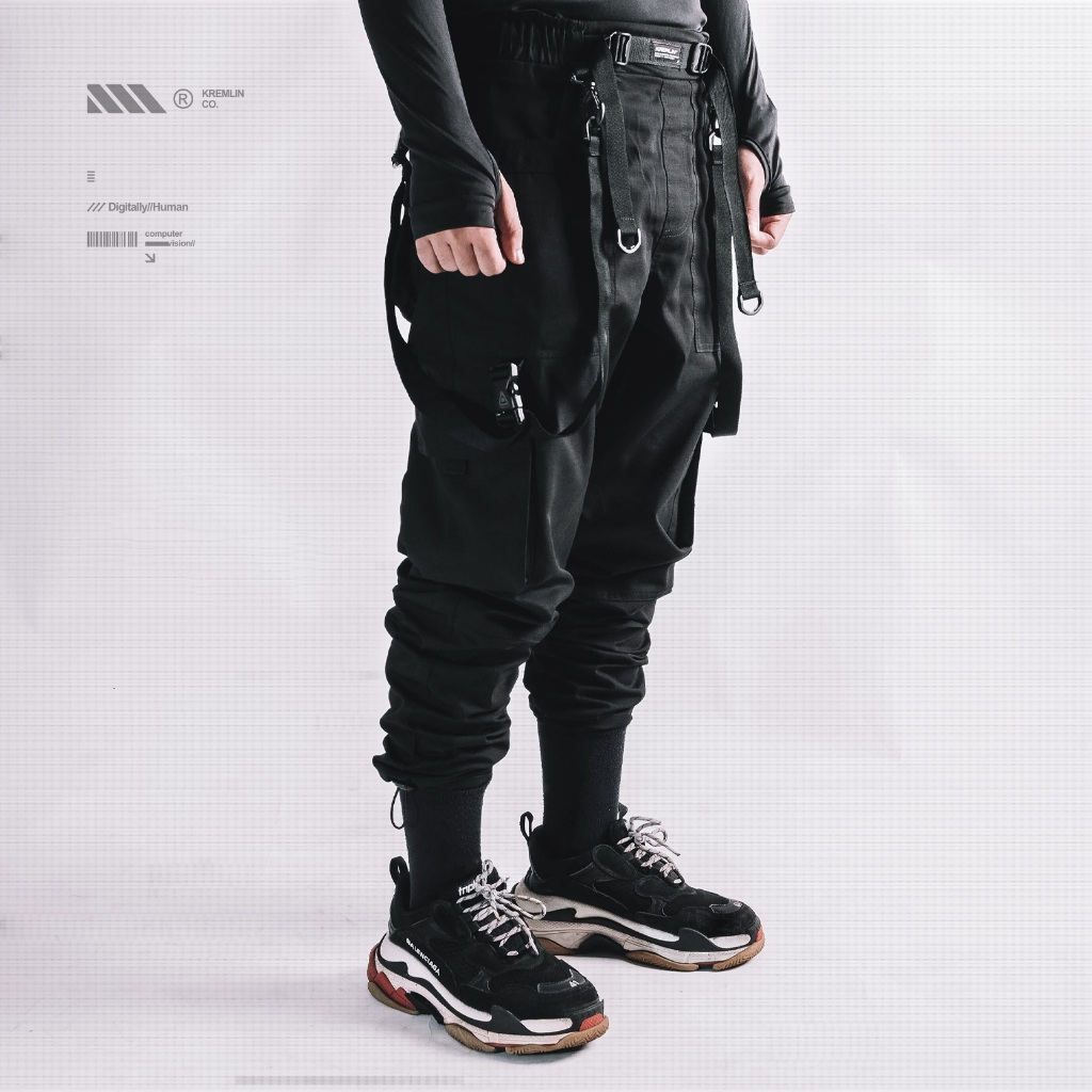 KREMLIN Celana Panjang Cargo Multiple Techwear pants - CONNECTED