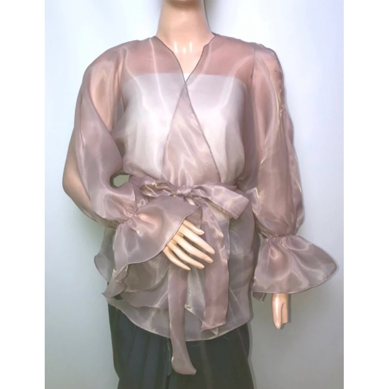 Outer Organza With Belt Baju Kondangan | Baju Pesta Mewah