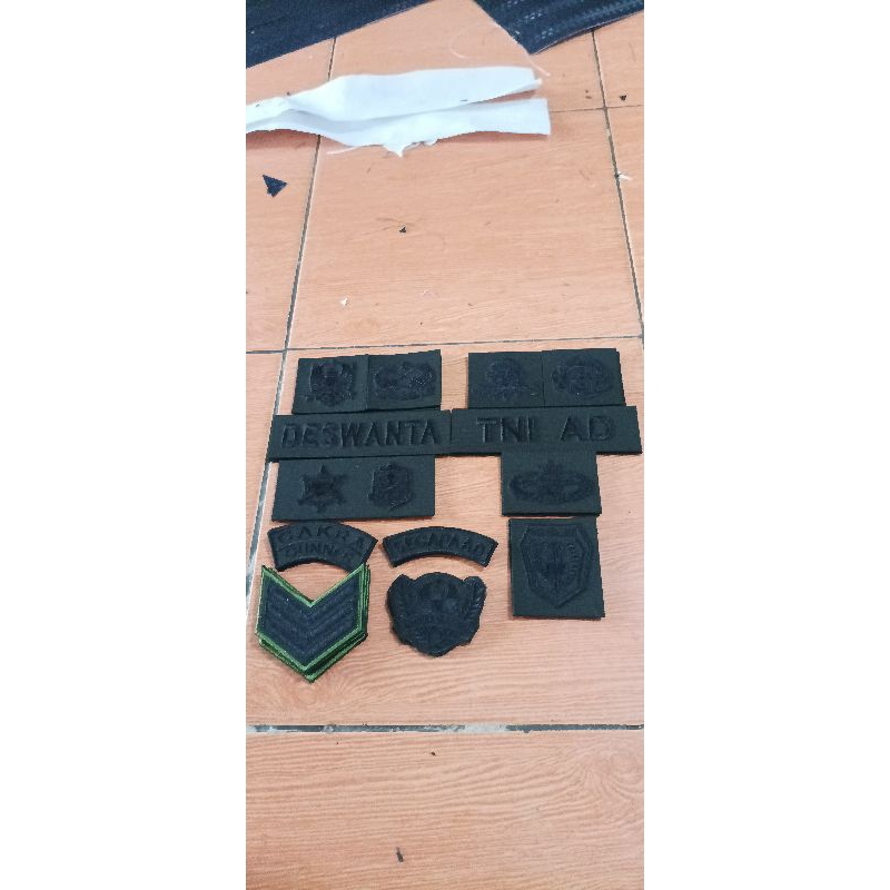 atribut tni ad pdl malvinas mika/pengeras timbul