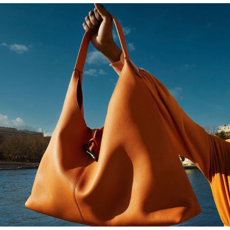 lc roseau leather tote bag xl /lc original/lc cuir