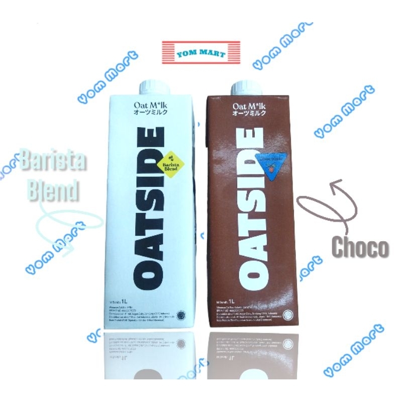 

OAT MILK OATSIDE BARISTA BELEND AND CHOCOLATE 1000ML | SUSU OAT 1L