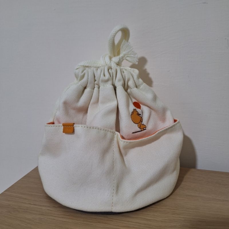 preloved KAKAO FRIENDS mini canvas bucket bag - little ryan