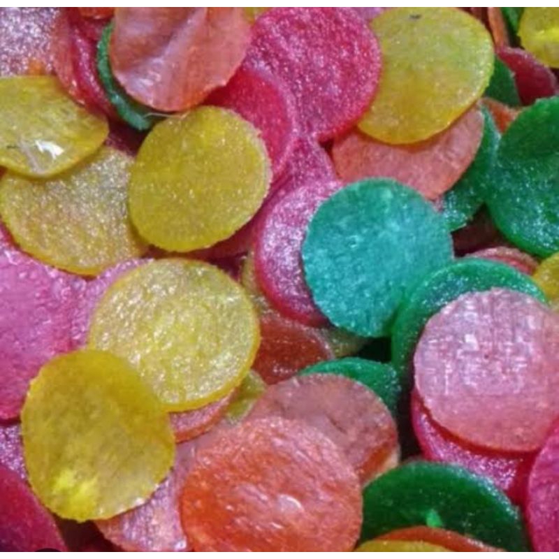 

Kerupuk Mentah Dinar Warna Warni 250gr