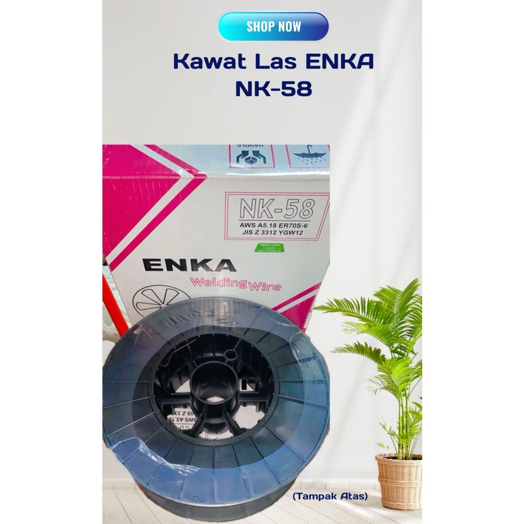 Kawat las MIG/ MIG Welding Wire 0.8mm (15KG) ENKA