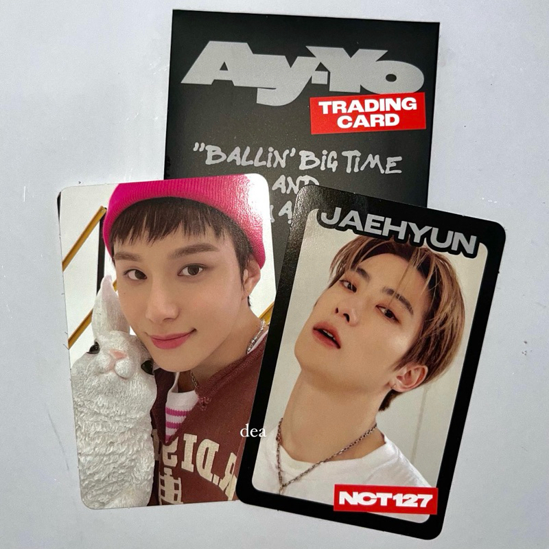 Trading Card AY-YO NCT 127 [unsealed] Jungwoo Jaehyun Photocard NCT 127