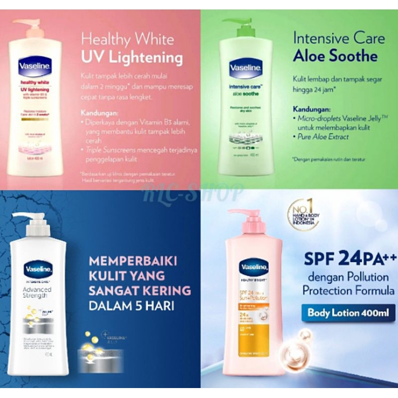VASELINE BODY LOTION