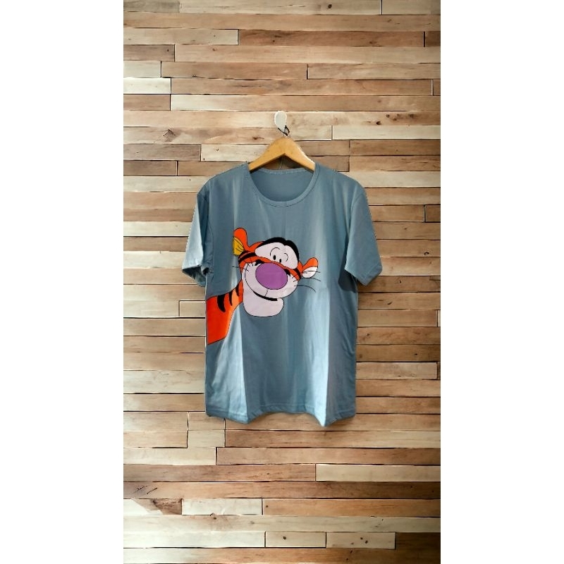 kaos cewek katun combed 28s motif kartun
