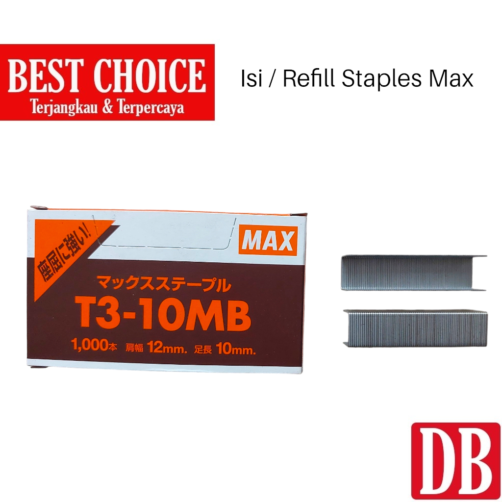 

Refill / Isi Staples Tembak / Gun Tacker MAX T3-10MB (1pcs)