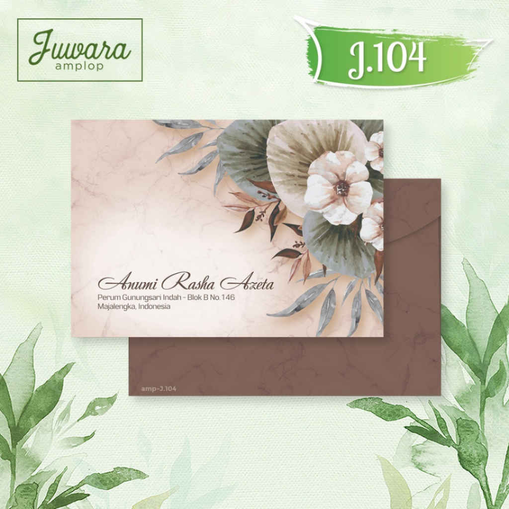 

Amplop Kondangan / Sumbangan Nikah Motif Juwara J 104 Isi 50 Harga Murah