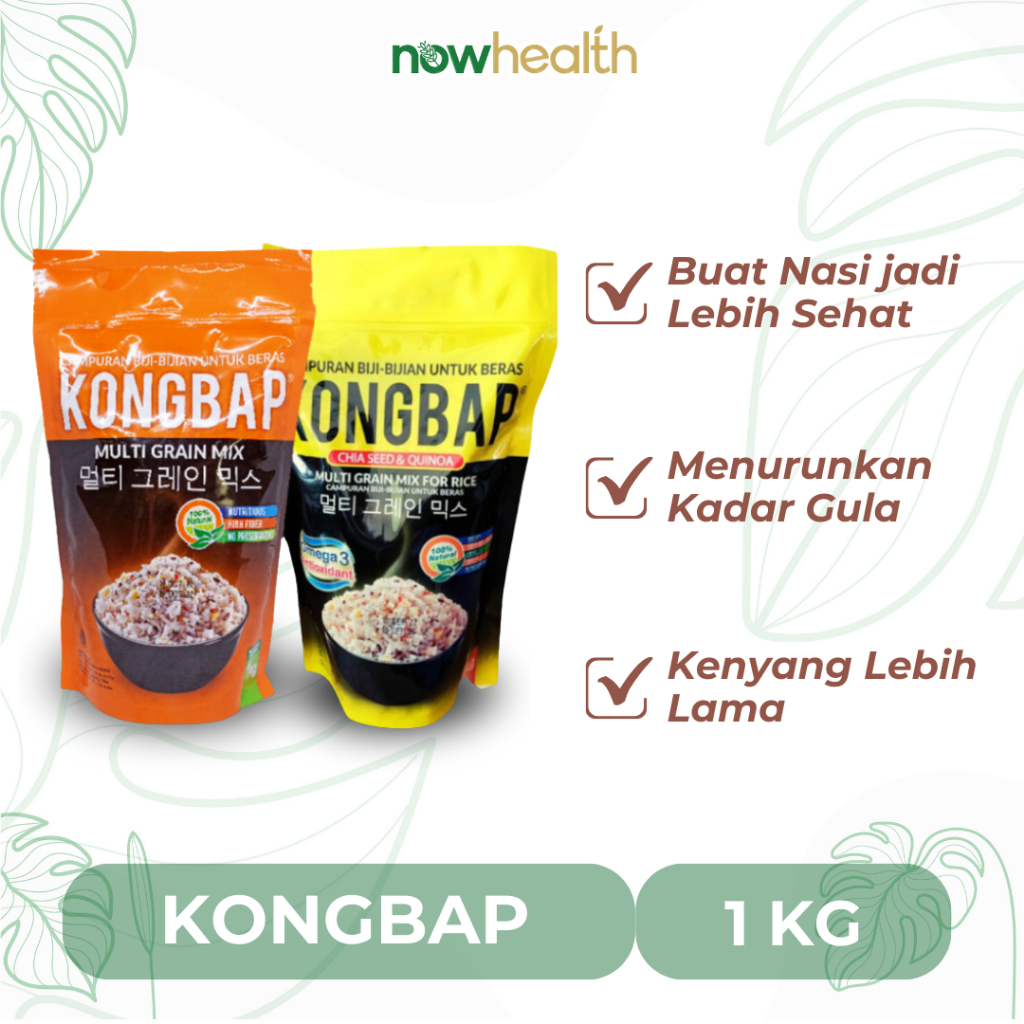 

Kongbap Chia Seed & Quinoa Multi Grain Mix 1 Kg Original | Beras Sehat Korea Organik Healthy Food