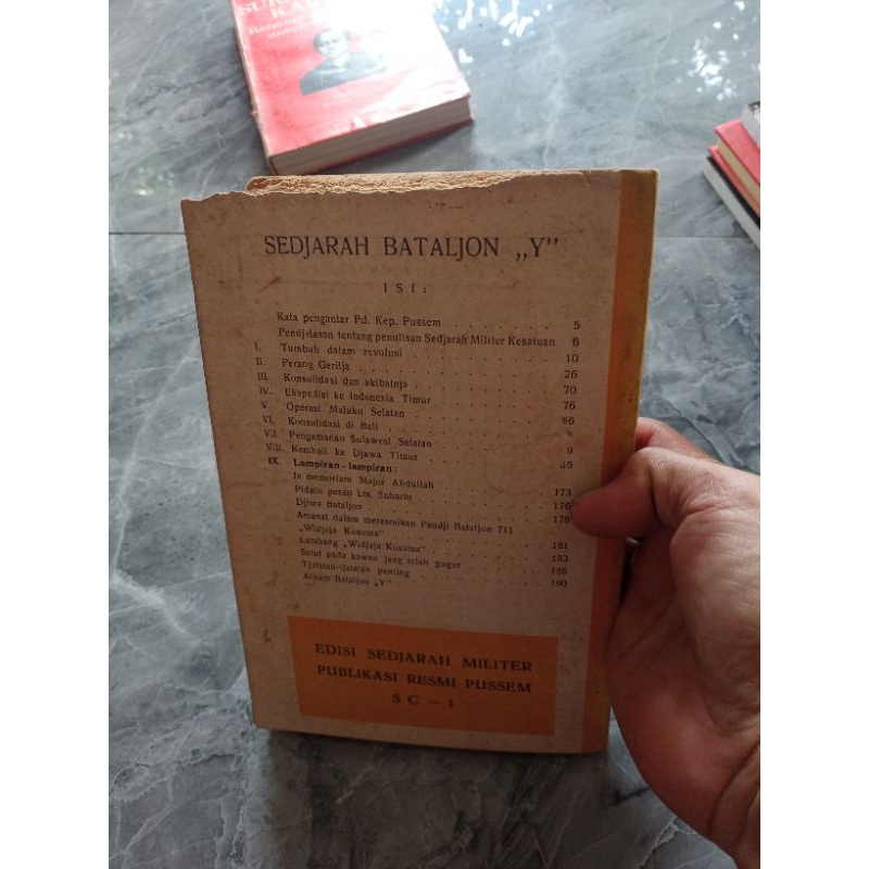 SEDJARAH MILITER KESATUAN-ISI SEDJARAH BATALJON Y-C2