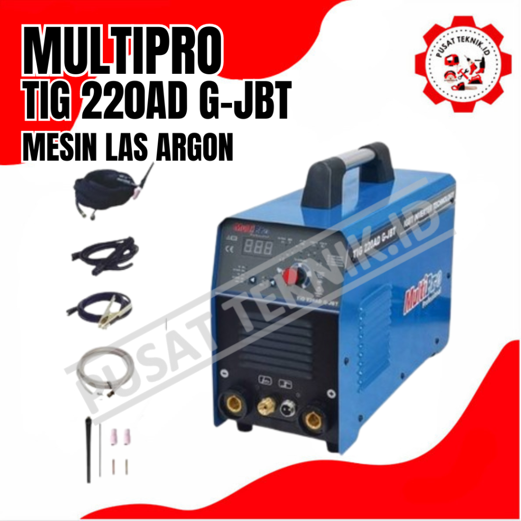 LAS MULTIPRO TIG 220AD G-JBT LAS ALUMUNIUM ARGON ACDC WELDING MACHINE MULTIPRO TIG 220 AD G-JBT