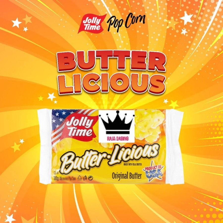 

Jolly Time Popcorn Butter Liciouss 100gr
