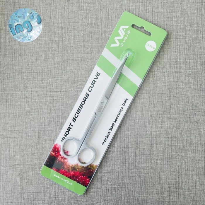 

Vivaria scissors curve short 16,5cm (Gunting bengkok Pendek)