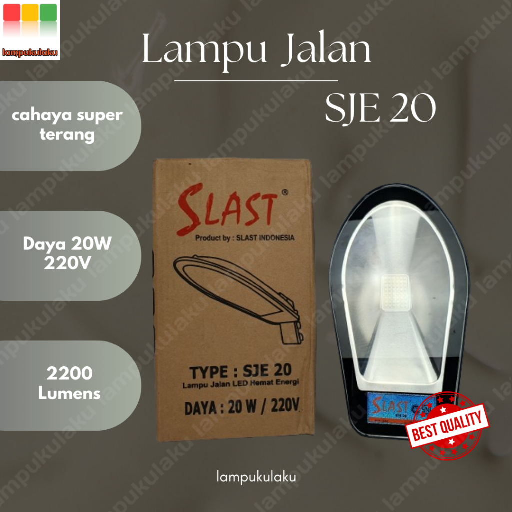Lampu Jalan Super Terang SLAST - SJE 20 (cahaya putih)