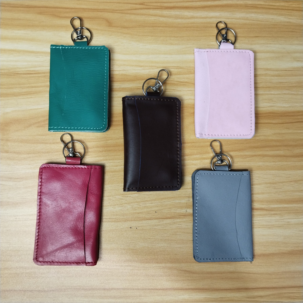 Gantungan Kunci Kulit Asli - Gantungan Kunci Dompet STNK Motor/Mobil Kulit Asli