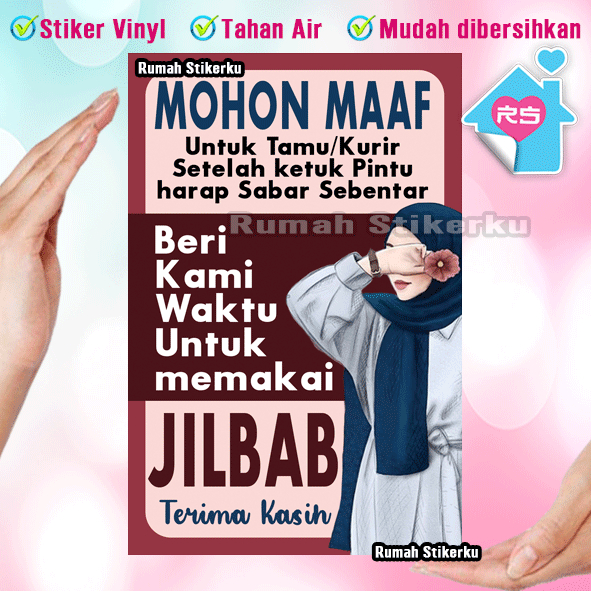 

STIKER HIJAB TAMU KURIR MOHON TUNGGU PAKAI JILBAB